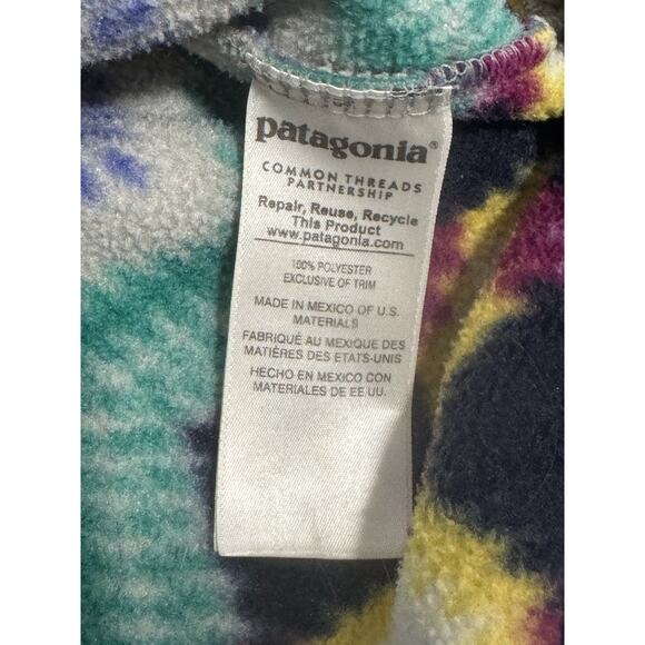 Patagonia Synchilla Women's Snap-T Fleece Pullover Timber Twist XS Aztec Fleece - Picture 3 of 8